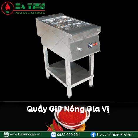 quầy giữ nóng gia vị 2