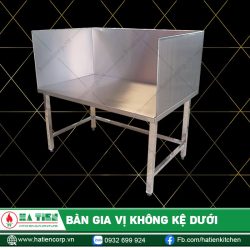 Bàn Gia Vị Không Kệ Dưới