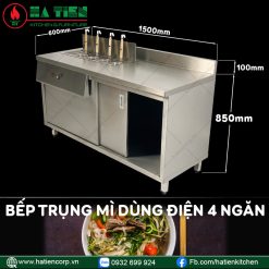 bếp trụng mì dùng điện 1