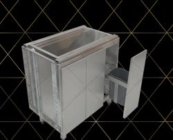 Quầy Chậu Rửa Có Thùng Rác Hà Tiên - Chậu Rửa Inox Quầy Bar