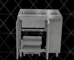 Quầy Chậu Rửa Có Thùng Rác Hà Tiên - Chậu Rửa Inox Quầy Bar