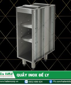 Quầy Inox Để Ly Khu Quầy Bar
