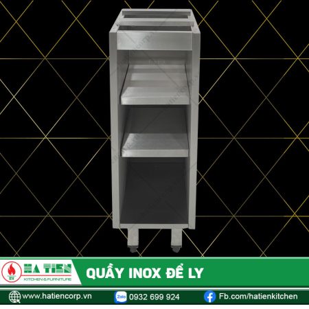 Quầy Inox Để Ly Khu Quầy Bar