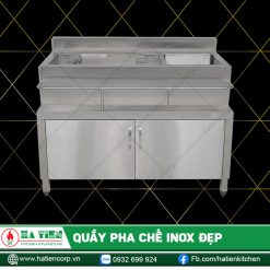 Quầy Pha Chế Đẹp - Thiết Kế Quầy Pha Chế Inox Hiện Đại