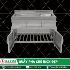 Quầy Pha Chế Đẹp - Thiết Kế Quầy Pha Chế Inox Hiện Đại