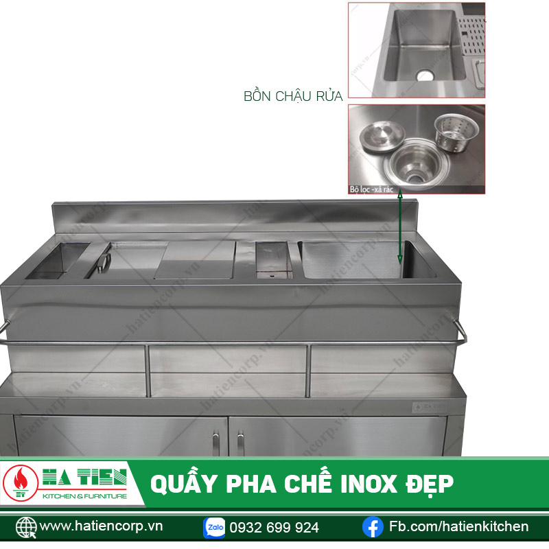 Chậu rửa thiết kế theo công nghệ hiện đại