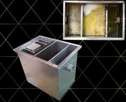Thùng Bẫy Mỡ Inox Công Nghiệp Hiện Đại - Bể Tách Mỡ Nhà Hàng