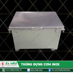 Thùng Đựng Cơm Inox - Thùng Đựng Cơm Canh Công Nghiệp
