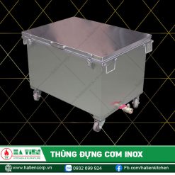 Thùng Đựng Cơm Inox - Thùng Đựng Cơm Canh Công Nghiệp