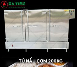 Tủ nấu cơm 200kg Hà Tiên