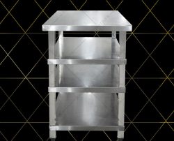 Bàn Inox 3 Kệ Dưới - Bàn Inox 4 Tầng