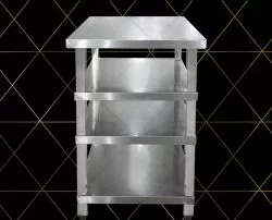 Bàn Inox 3 Kệ Dưới - Bàn Inox 4 Tầng