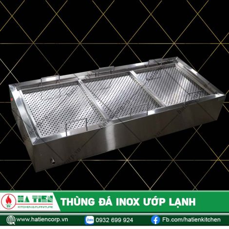Thùng Đá Inox Ướp Lạnh