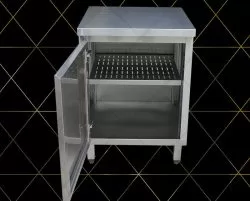 Tủ Inox 304 Úp Ly Chén - Quầy Úp Ly Inox