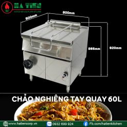 Chảo chiên tay quay 60L