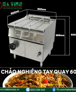Chảo chiên tay quay 60L