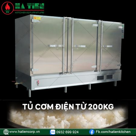 Tủ cơm điện từ 200kg do Hà Tiên sản xuất