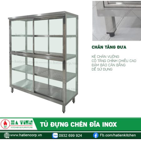 4 chân tủ có tăng đưa chỉnh chiều cao