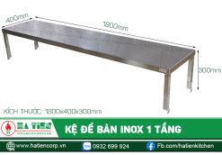 Kích thước kệ 1800x400x300mm