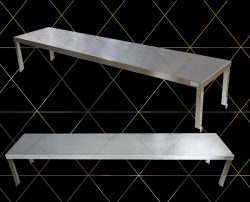 Kệ để bàn inox 1 tầng Hà Tiên