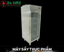 Máy sấy có dạng tủ đứng, gọn gàng, tiết kiệm không gian