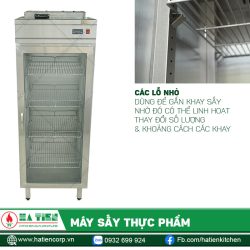 Lỗ điều chỉnh vị trí khay