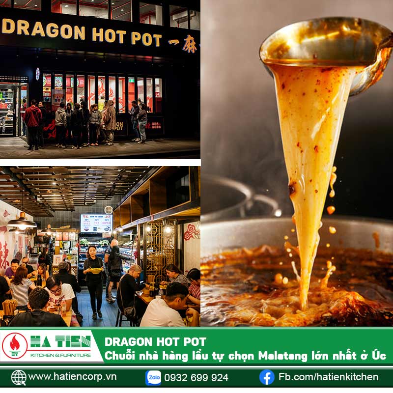 Dragon Hot pot có hơn 9 cửa hàng trên khắp Melbourne, Sydney và Perth