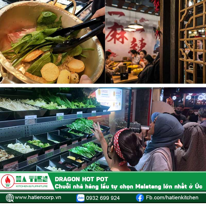 Dragon Hot pot là nhà hàng chuyên phục vụ món lẩu, rất được ưa chuộng tại Úc