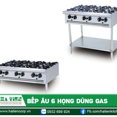 Bếp Âu 6 họng — Hà Tiên Corp
