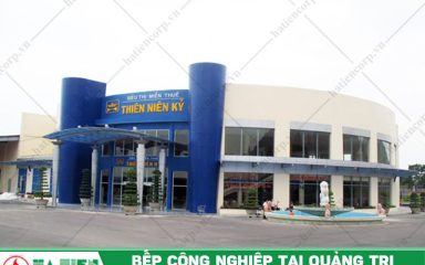 Thiết kế bếp công nghiệp siêu thị miễn thuế Thiên Niên Kỷ tại Quảng Trị