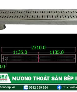Mương thoát sàn do Hatiencorp sản xuất