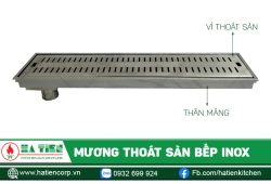 Cấu tạo mương thoát sàn