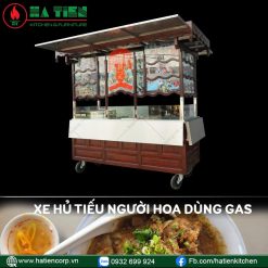 Xe hủ tiếu người Hoa dùng gas