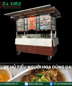 Xe hủ tiếu người Hoa dùng gas