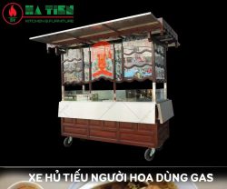 Xe hủ tiếu người Hoa dùng gas