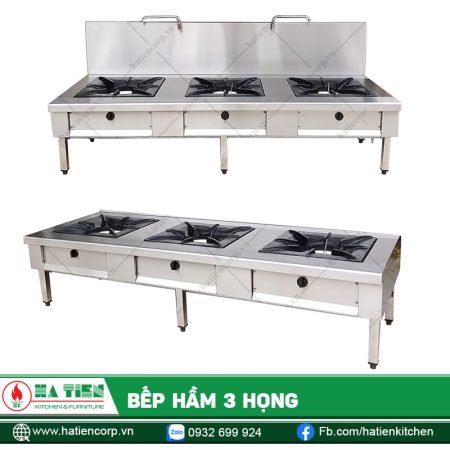 Bếp hầm 3 họng — Hà Tiên Corp