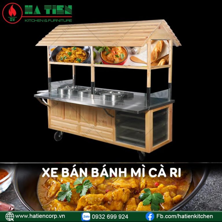 Xe Bánh Mì Cà Ri Đẹp - Chất Lượng - Tiện Lợi | Hà Tiên Corp