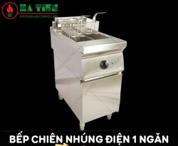 Bếp Chiên Nhúng Điện 1 Ngăn Hà Tiên - Bếp Chiên Công Nghiệp Cho Nhà Hàng