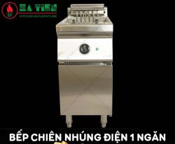 Bếp Chiên Nhúng Điện 1 Ngăn Hà Tiên - Bếp Chiên Công Nghiệp Cho Nhà Hàng