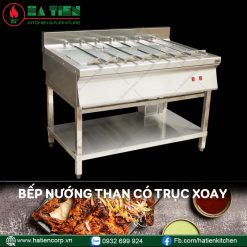 bếp nướng than có trục xoay