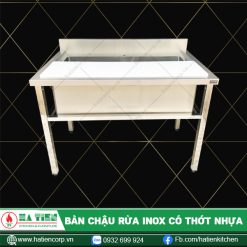 bàn chậu rửa inox