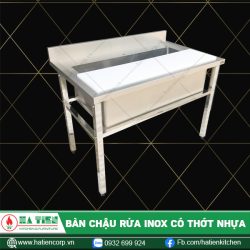 bàn chậu rửa inox