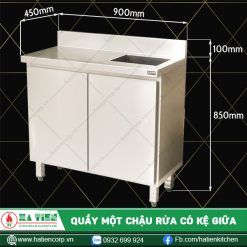 quầy chậu rửa inox
