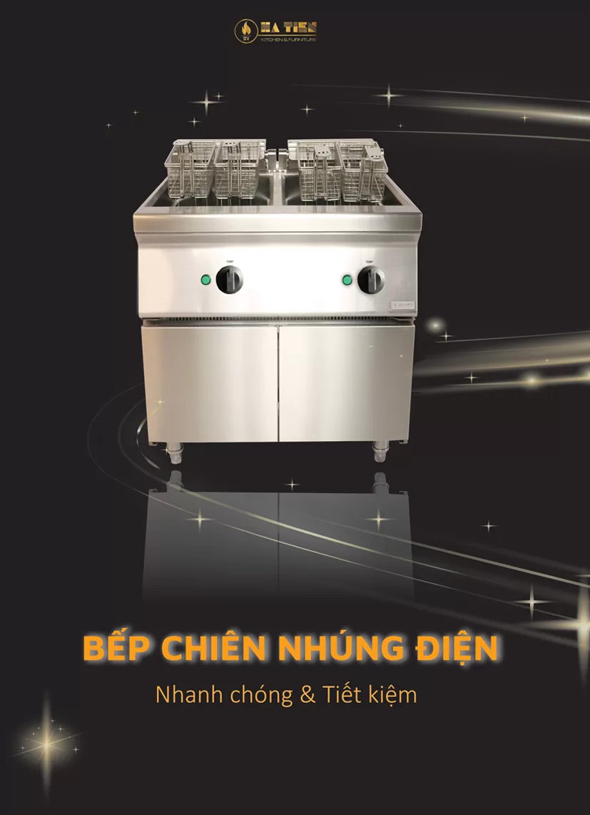 bếp chiên nhúng điện