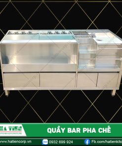 quầy pha chế bằng inox