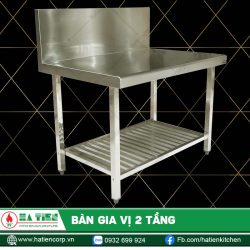 Bàn gia vị 2 tầng