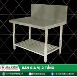 Bàn gia vị 2 tầng