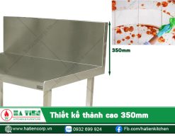 Thiết kế thành cao, ngăn nước và bụi bẩn