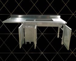 Bàn Thao Tác Inox Hà Tiên - Bàn Chậu Rửa Inox - hình 8