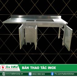 Bàn Thao Tác Inox Hà Tiên - Bàn Chậu Rửa Inox - Ảnh 3